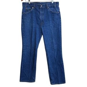 Vintage Levi's 517 Denim Blue Jeans Orange Tab sz 36x30